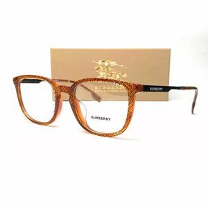 Burberry Men's Havana Square Eyeglasses!